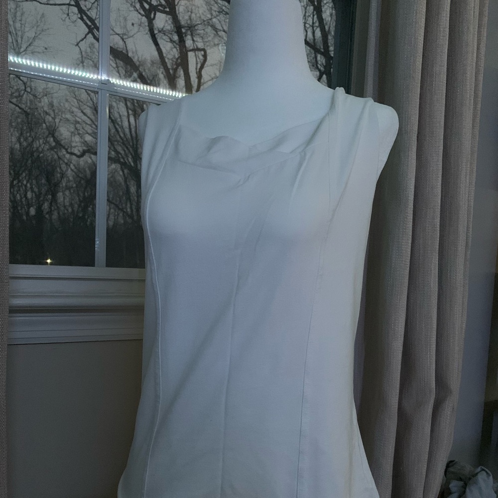 White tank top from D&Co. essentials.